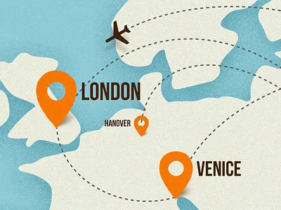 World tour animation animation bubble dirty fly pin plane television texture tour world