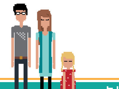 8 Bit Ribs 8 bit illustration illustrator it crowd pixel vector