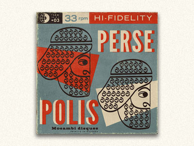 Persepolis album cover illustration mixtape persia tsaw vintage