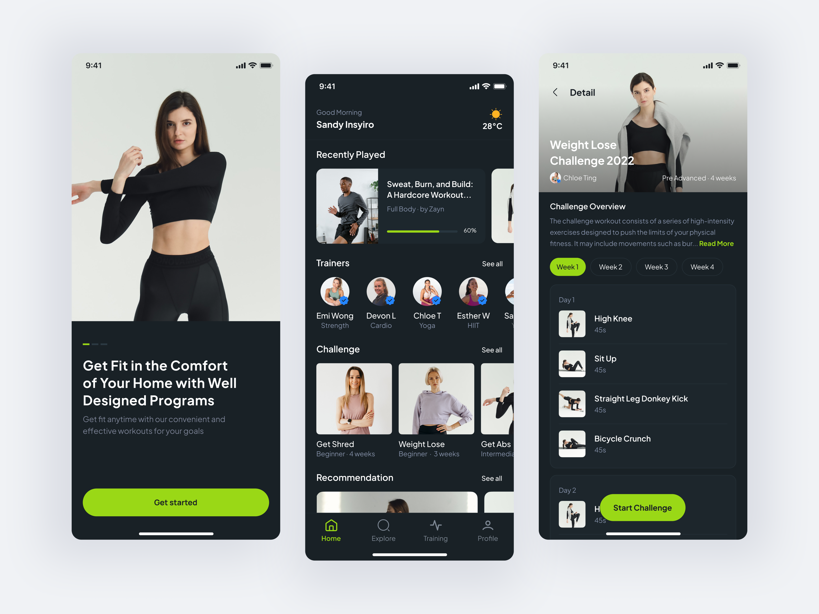 Fitness & Gym - Mobile Design by Nenden Dipa for Dipa Inhouse on Dribbble