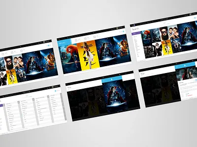 Indigo app batch blue cinema clean design flat glyph indigo mac media metro minimal movies open sans player typography ui user experience user interface ux web windows