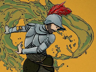 Cortez, the killer illustration poster print