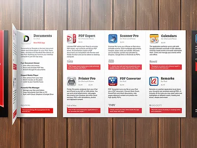 Macworld | iWorld 2013 - Brochure 2013 app apple application brochure ipad iphone iworld macworld print readdle tri fold typography