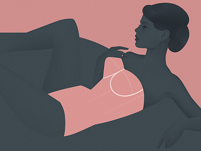 The Clerkenwell Post - spread 1950 design illustration lingerie vintage woman