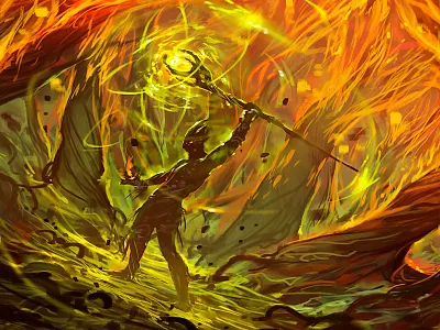 Frenzied Tilling concept art illustration mtg