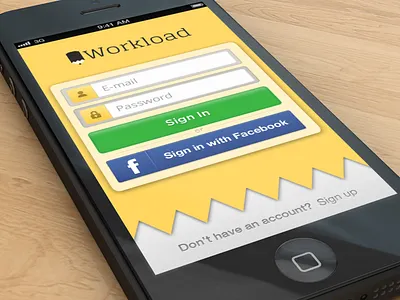 Login app ios iphone login workload