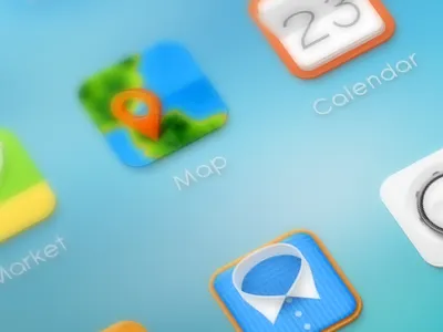 theme icon android broswer calendar contact folder icon map market message mobile music phone setting theme