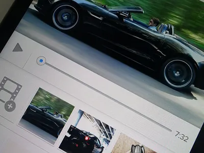 iPhone - Video Editing App app apple iphone mobile retina ui ux video