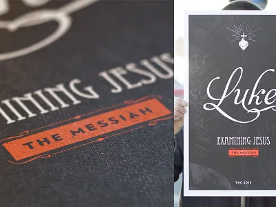 Luke Poster 2 color jesus poster print terra nova church