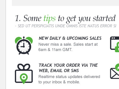 Welcome Mailer citymob design green mailer newsletter tips ui ux website welcome