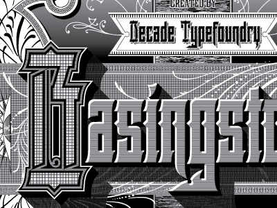 Basingstoke basingstoke decorative sanborn type typography work in progress