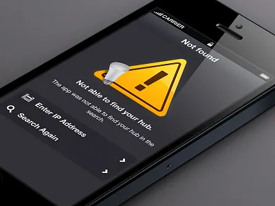 Philips Hue: Webapp - Hub 404 404 bulb grey not found orange roadsign sign webapp