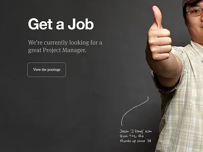 Get a Job careers jobs redesign teehanlax