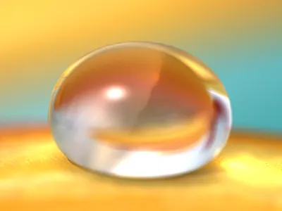 Flower Drop Closer 3d studio 3ds max drop flower macro max vray