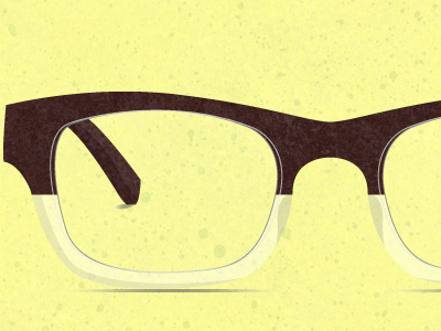 Glasses fun minimal real simple texture