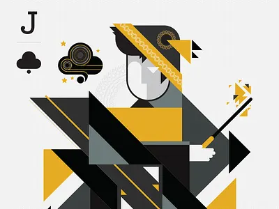 Jack of Wind air cards clubs deck elemental harry potter jack wand wind