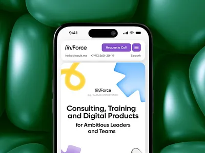 Sleek website design for IT solutions | Modern & Innovative mobile app saas ui ux webdesign webflow