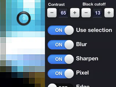 Hue Ice Live: Home Computer adobe air air as3 contrast control hacking hue hueice huelive onoff pixels