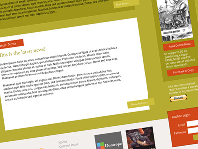 Luna Station Quarterly Redesign drupal redesign website