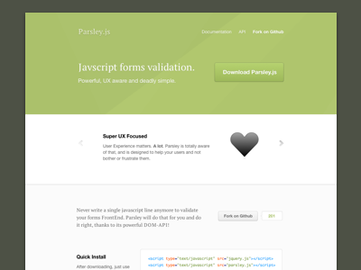 Parsley clean design parsley school simple site white