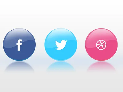 Social Media Icons button dribbble facebook icons shiny social social icons social media twitter ui