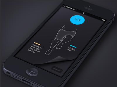 IOS7 design app button curl data fold glow graph header interface ios iphone menu mobile nav bar page page curl profile statistics stats ui