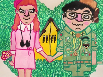 Moonrise Kingdom moonrise kingdom raygun watercolor wes anderson