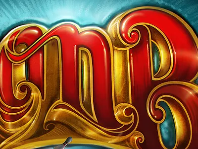 Final_Poster_Print_illustraton by fracturize.me ball bowling circus custom final fracturize illustration juggling lettering magic photoshop pins poster print scene show typography vintage