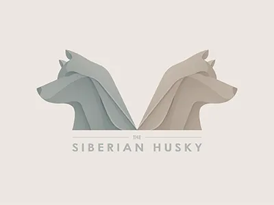 The Siberian Husky ai brand branding dog gradient logo illustration illustrator logo logo design logo designer logo maker mark modern logo siberian siberian husky simple logo statue vector yp © yoga perdana