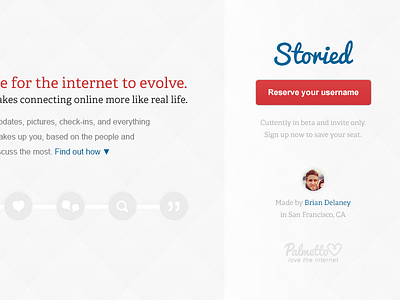 Beta Page almost flat beta flat landing landing page light minimal signup social ui ux