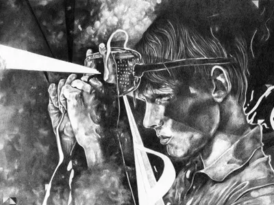 Eternity / Loss EP atmosphere dark debut discovery endless goggles illustration light light beams man moments time tonal