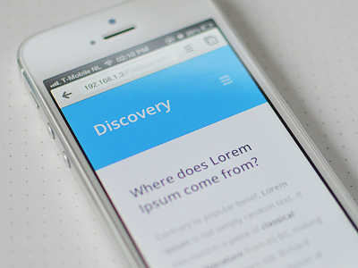 Discovery – Theme for Foolious discovery foolious menu mobile open sans semi flat simple template theme tumblr wordpress