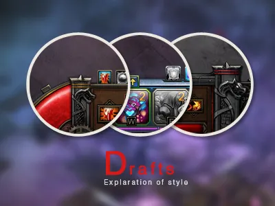 game UI darkstyle game ui interface