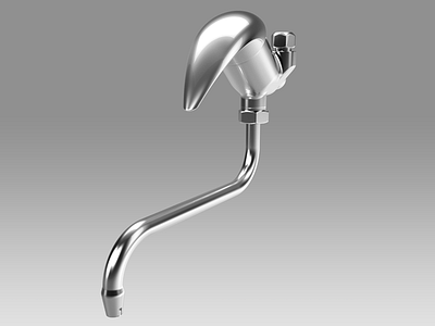 Water Mixer 3d 3d render 3ds 3dsmax black clean iray max metal oven product render product visualization render visualization