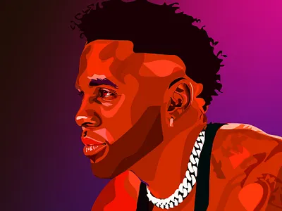 Jason Derulo faces illustration jasonderulo portraits vector