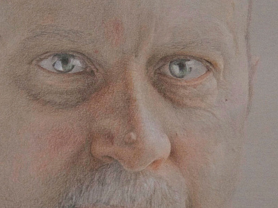 Ernie Sm colored pencil drawing illustration pencil portrait prismacolor