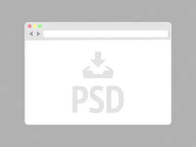 Mini Browser browser chrome download flat free freebie minimal psd