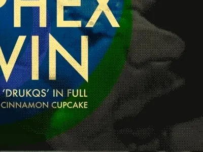 Aphex Twin design futura musician poster type