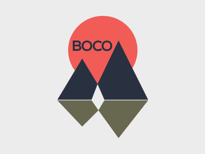 Boco Logo Copy coffee mountains panama red sun triangle