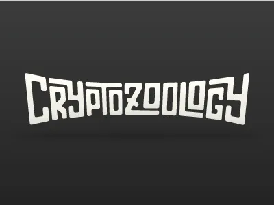 Cryptozoology animal animals bigfoot cryptid cryptozoology hand hand lettering hand lettering header infographic lettering lochness logo logotype monster sasquatch science title type typography yeti