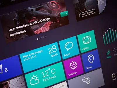 Polaris UI Kit - Free free freebie icons psd ui kit