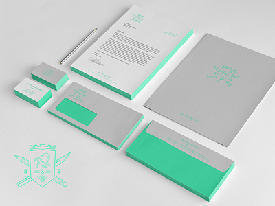 Baboon & Bottlebee Stationary Mockup baboon bottlebee design logo stationary