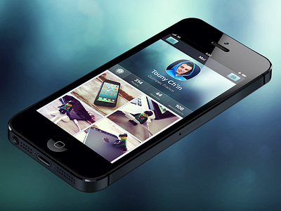 Profil Utilisateur design interface ios profil ui user