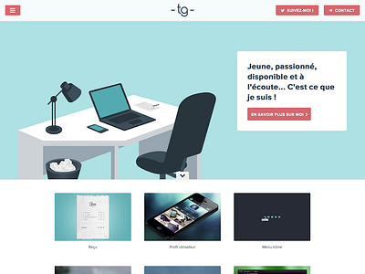 Projet TG design interface ios responsive ui user ux web webdesign