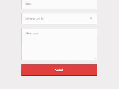 Contact Form Freebie clean contact contact form design free freebie martincheq portfolio redesign ui web websdesign