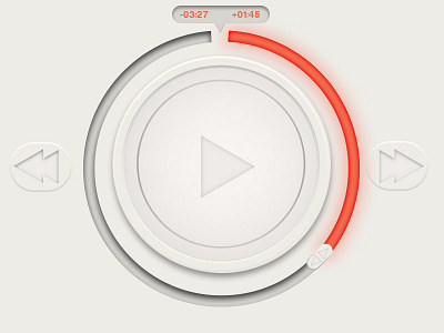 Music UI Concept minimalist music ui