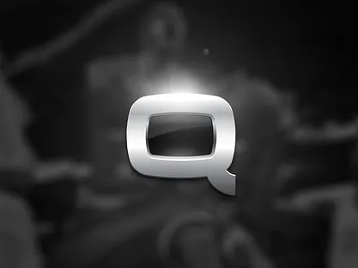 The "Q" bokeh glass id lens flare logo not flat shine sports