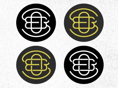 Otis Monogram 1 blksmith emblem icon logo monogram smith stamp