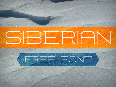 Siberian Font display face font geometric gothic otf siberian type typeface typography