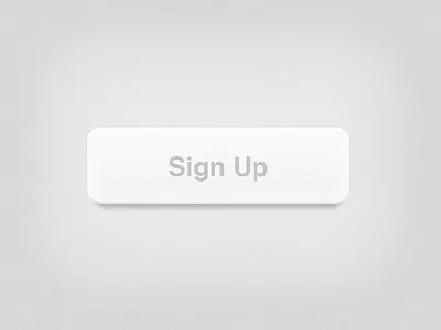 Icy White Button Freebie button clean crisp freebie gui minimal photoshop psd sign up simple ui user interface vector white
